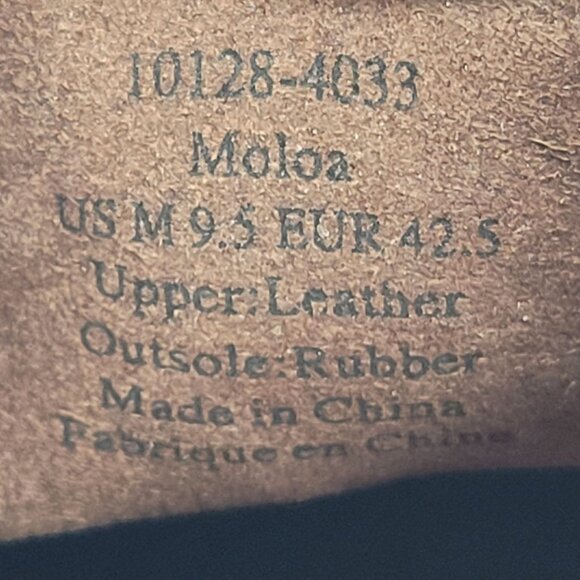 Olukai Men's Black Leather Slip-On Shoes 10128-4033 US Size 9.5 - Picture 8 of 8